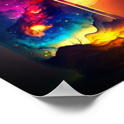 Poster Bouteille d'Artsy (Coin)