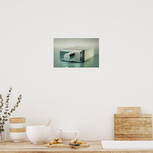 Poster Bouteille de parfum de mode (Cuisine)