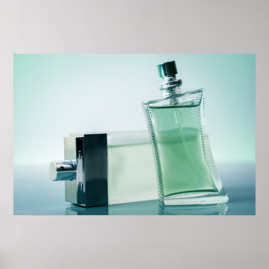 Poster Bouteille de parfum de mode (Devant)