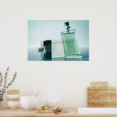 Poster Bouteille de parfum de mode (Cuisine)
