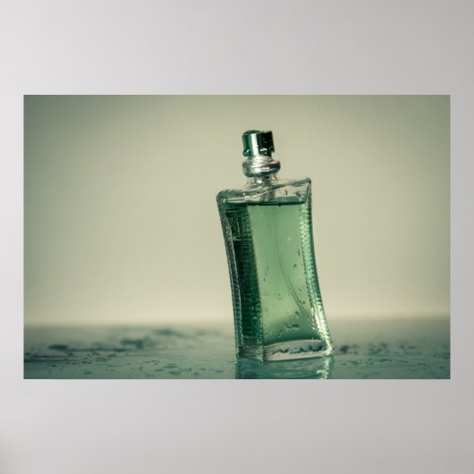Poster Bouteille de parfum de mode (Devant)
