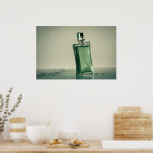 Poster Bouteille de parfum de mode (Cuisine)