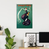 Poster Bouteille de vin Champagne Nourriture et boisson B (Bureau à domicile)