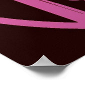 Poster Bouteille de vin rouge et verre (Coin)