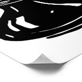 Poster Bouteille d'encre et de talon (Coin)