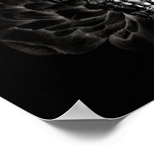 Poster Bouteille gothique de Saint Valentin (Coin)