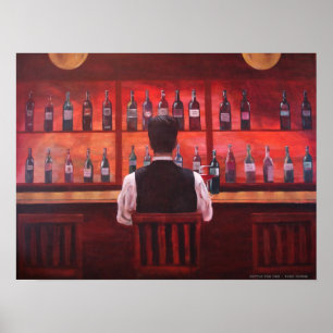 Poster Bouteille pour une