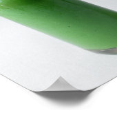 Poster Bouteille verte (Coin)