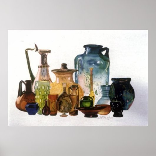 Poster Bouteilles (Devant)