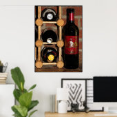 Poster Bouteilles à vin (Bureau à domicile)