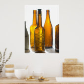Poster Bouteilles d'antiquités (Cuisine)