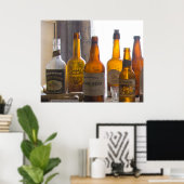 Poster Bouteilles d'antiquités (Bureau à domicile)