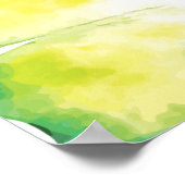 Poster Bouteilles d'aquarelle romantique Croyez en vous-m (Coin)