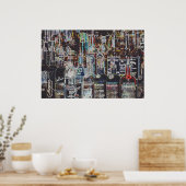 Poster Bouteilles de liqueur (Cuisine)