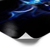 Poster Bouteilles de parfum et diamants Je suis digne (Coin)