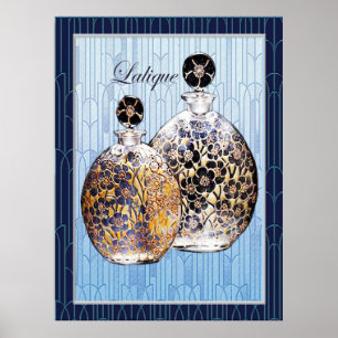 Poster Bouteilles de parfum Lalique