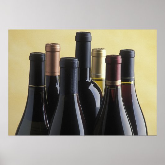 Poster bouteilles de vin (Devant)