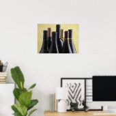 Poster bouteilles de vin (Bureau à domicile)