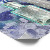 Poster Bouteilles d'impression et de texture d'inspiratio (Coin)