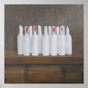 Poster Bouteilles en papier 2005