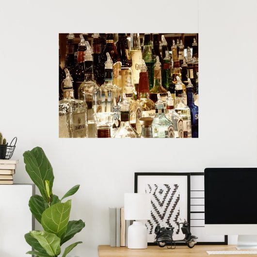 Poster Bouteilles Liquor (Bureau à domicile)