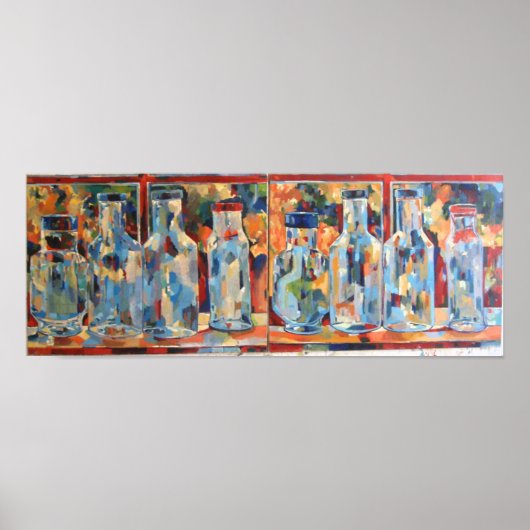 Poster Bouteilles Studio (Devant)