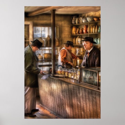 Poster Boutique - Ah, clients (Devant)