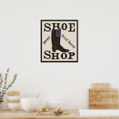 Poster Boutique de chaussures personnalisée (Cuisine)