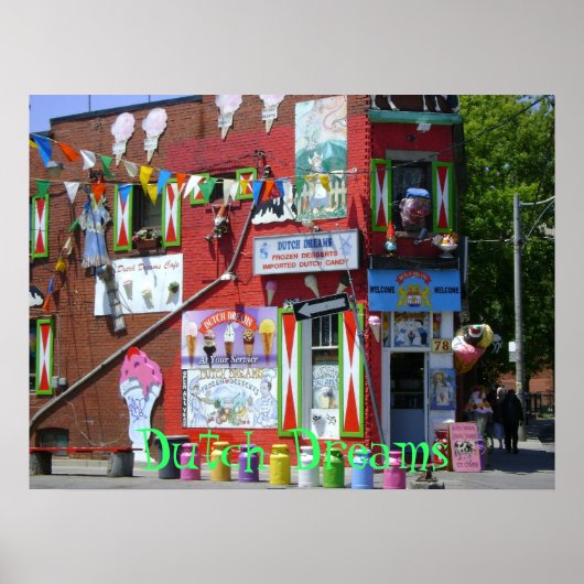 Poster Boutique de crème glacée (Devant)