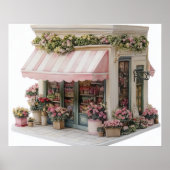Poster Boutique de fleurs (Devant)