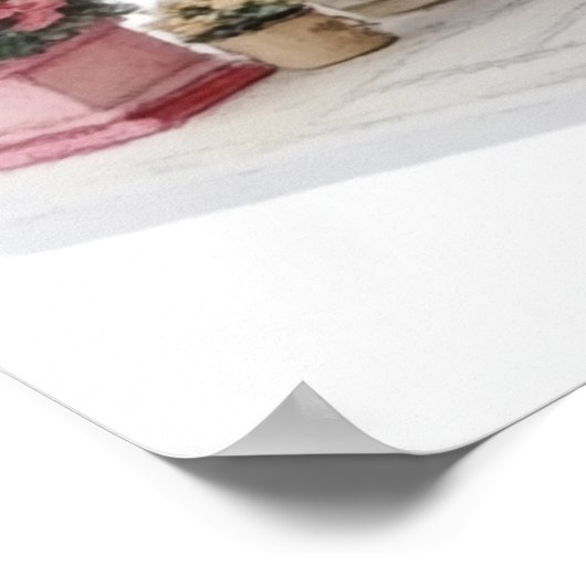 Poster Boutique de fleurs (Coin)