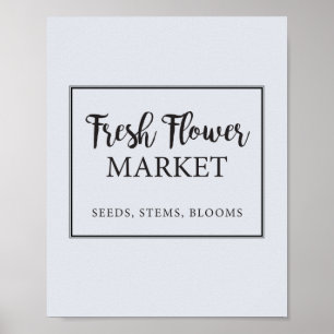 Poster Boutique Fleur Fleur Fraîche