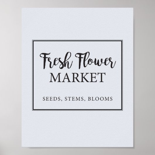 Poster Boutique Fleur Fleur Fraîche (Devant)