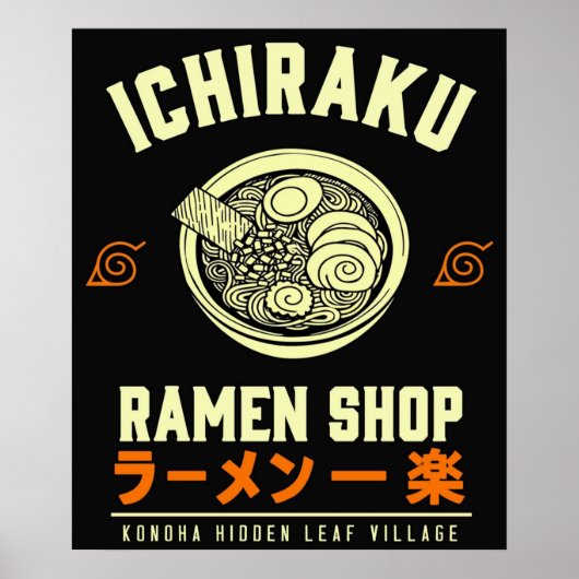 Poster Boutique Ichiraku Ramen (Devant)
