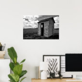 Poster Boutique privée Idaho Outhouse (Bureau à domicile)