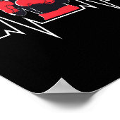 Poster Bouton cardiaque (Coin)