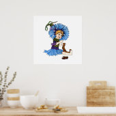 Poster Bouton de licence (Cuisine)