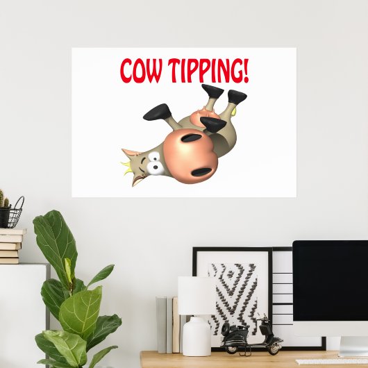 Poster Bouton de vache (Bureau à domicile)