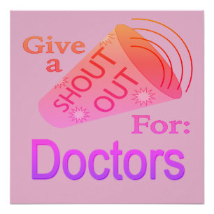 Poster Bouton Éclater pour les médecins