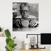 POSTER BOUTON PLUTONIUM DANGEREUX (Bureau à domicile)