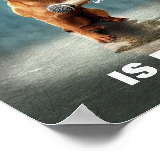 Poster Bouton Puggle (Coin)