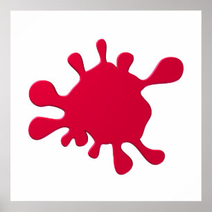 Poster Bouton rouge