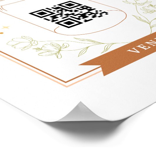 Poster Bouton virtuel Analyser QR Code Cash App Paiement (Coin)