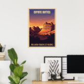 Poster Boutons Coyote V01 (Bureau à domicile)