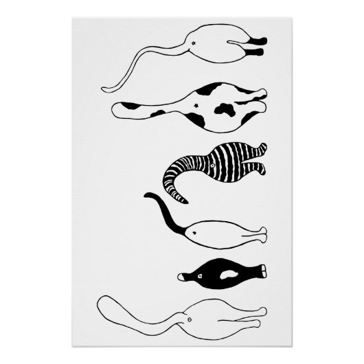 Poster Boutons de chat (Devant)