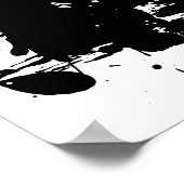 Poster Boutons noirs (Coin)