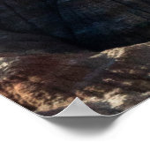 Poster Boutons rayés et Vallées larges (Coin)