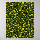 Poster Boutons sur noir (Devant)