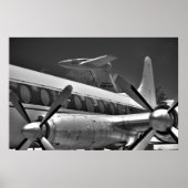 Poster Bouts & Queues en noir et blanc (Devant)