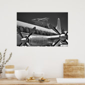 Poster Bouts & Queues en noir et blanc (Cuisine)